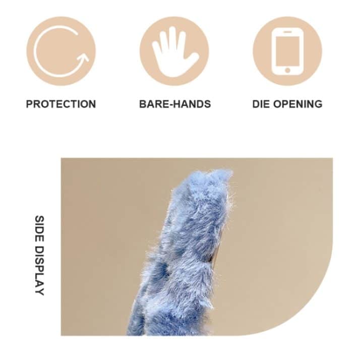 Handyhülle mit Plüsch-Stickerei und vollständiger Abdeckung, For iPhone 16 Pro Max, For iPhone 16 Pro, For iPhone 16 Plus, For iPhone 16 – Bild 2