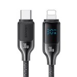 USAMS SJ741 30 W USB-C/Typ-C auf 8-poliges Digitaldisplay-Schnelldatenkabel, Länge: 1,2 m