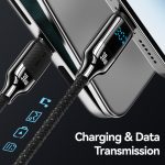 USAMS SJ741 30 W USB-C/Typ-C auf 8-poliges Digitaldisplay-Schnelldatenkabel, Länge: 1,2 m – Bild 7