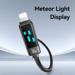 USAMS SJ743 30 W USB-C/Typ-C auf 8-poliges Schnelldatenkabel aus Zinklegierung, Länge: 1,2 m – Bild 2