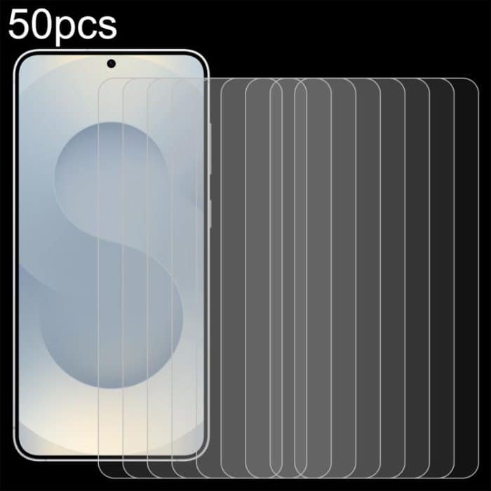 50 Stück 0,26 mm 9H 2.5D Hartglasfolie, For Samsung Galaxy S25 Edge 5G, For Samsung Galaxy S25 5G, For Samsung Galaxy S25+ 5G, For Samsung Galaxy S25 Ultra 5G, For Samsung Galaxy S24 Ultra 5G, For Samsung Galaxy S24+ 5G, For Samsung Galaxy S24 5G – Bild 1
