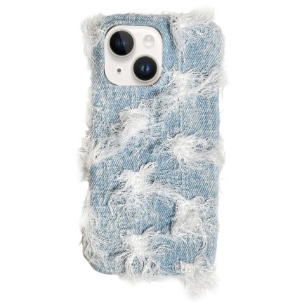 Camellia Denim Plüsch TPU Handyhülle