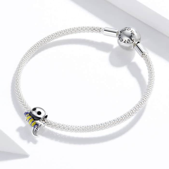 EDA007261_6.jpg S925 Sterling Silber Naughty Ghost Beads DIY Armband Halskette Zubehör – Bild 7