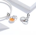 S925 Sterling Silber Evil Pumpkin Smiling Face Anhänger DIY Armband Halskette Zubehör – Bild 6