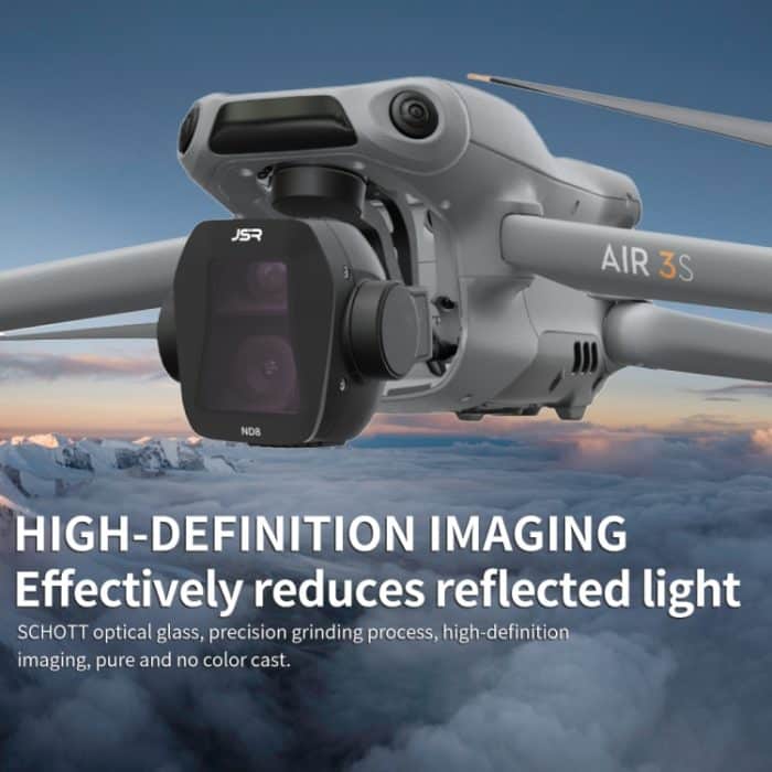 Für DJI Air 3S JSR CB-Serie Drohnen-Objektivfilter, UV, CPL, ND8, ND16, ND32, ND64, ND8PL, ND16PL, ND32PL, ND64PL, NIGHT, STAR, Streak Drawing Blue, Adjustable CPL, 3 in 1 ND8/32/64, 4 in 1 CPL ND8/32/64, 4 in 1 ND8-64PL, 6 in 1 ND8-64 CPL STAR... – Bild 5