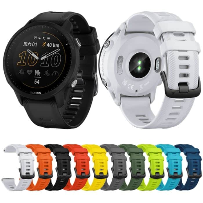 Offizielles Twill-Silikon-Uhrenarmband, For Garmin Forerunner 955 – Bild 2