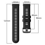 Offizielles Twill-Silikon-Uhrenarmband, For Garmin Forerunner 955 – Bild 4