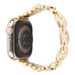 Schlankes Uhrenarmband aus Legierung mit Blatt-Diamant-Schnellverschluss, For Apple Watch 46mm / 49mm / 45mm / 44mm, For Apple Watch 42mm / 41mm / 40mm / 38mm – Bild 5