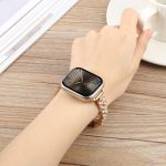 Schlankes Uhrenarmband aus Legierung mit Blatt-Diamant-Schnellverschluss, For Apple Watch 46mm / 49mm / 45mm / 44mm, For Apple Watch 42mm / 41mm / 40mm / 38mm – Bild 4