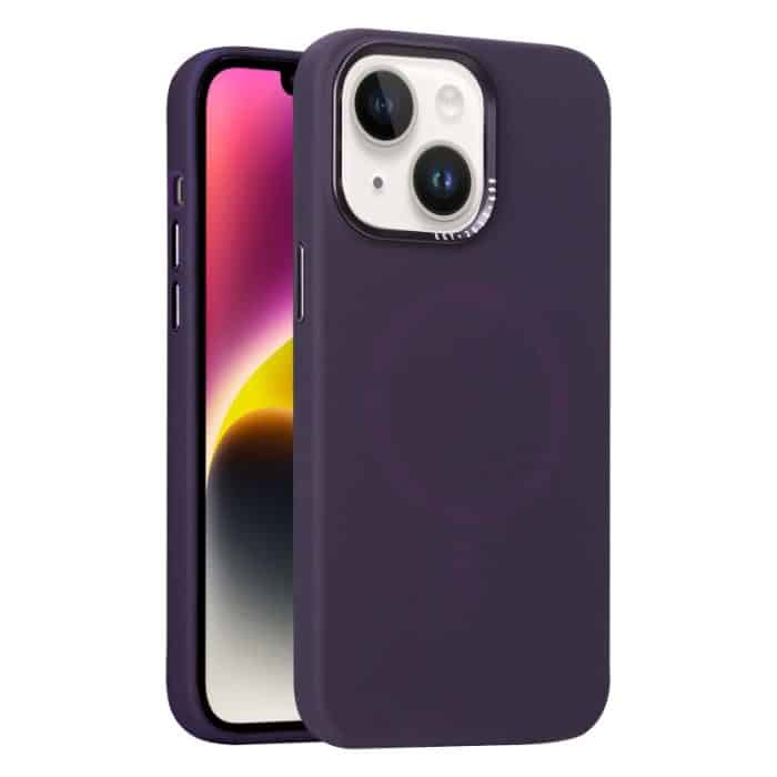 EDA007330008A.jpg Metalllinsenrahmen Flüssigsilikon MagSafe Telefonhülle – Bild 1