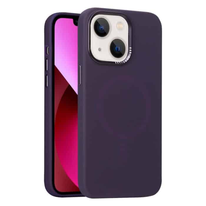 Metalllinsenrahmen Flüssigsilikon MagSafe Telefonhülle – Bild 1