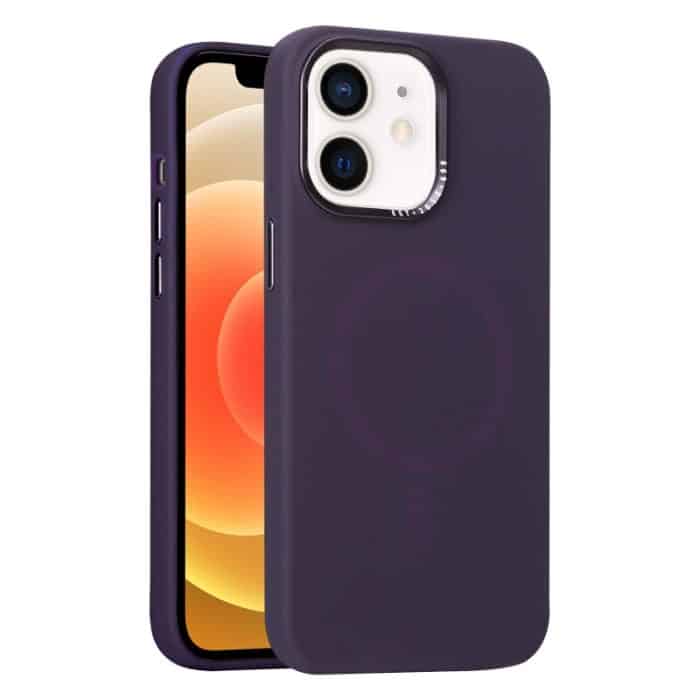 Metalllinsenrahmen Flüssigsilikon MagSafe Telefonhülle – Bild 1