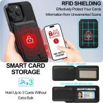 LC.IMEEKE L3-Serie Abnehmbare RFID-Kartentasche Magsafe-Telefonhülle, iPhone 16e, For iPhone 15 Pro Max, For iPhone 15 Pro, For iPhone 15 Plus / 14 Plus – Bild 4