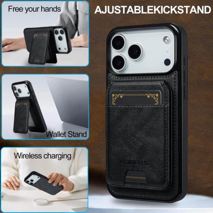 LC.IMEEKE L3-Serie Abnehmbare RFID-Kartentasche Magsafe-Telefonhülle, For iPhone 16 Pro Max, For iPhone 16 Pro, For iPhone 16 Plus, For iPhone 16 – Bild 11