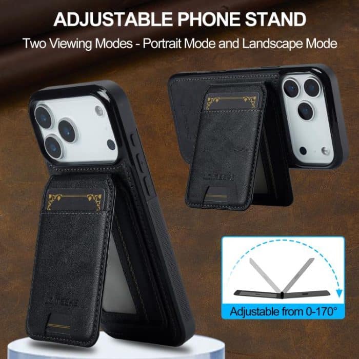 LC.IMEEKE L3-Serie Abnehmbare RFID-Kartentasche Magsafe-Telefonhülle, For iPhone 16 Pro Max, For iPhone 16 Pro, For iPhone 16 Plus, For iPhone 16 – Bild 6