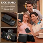 LC.IMEEKE L5-Serie Abnehmbare RFID-Kartentasche Magsafe-Telefonhülle, iPhone 16e, For iPhone 15 Pro Max, For iPhone 15 Pro, For iPhone 15 Plus / 14 Plus – Bild 7