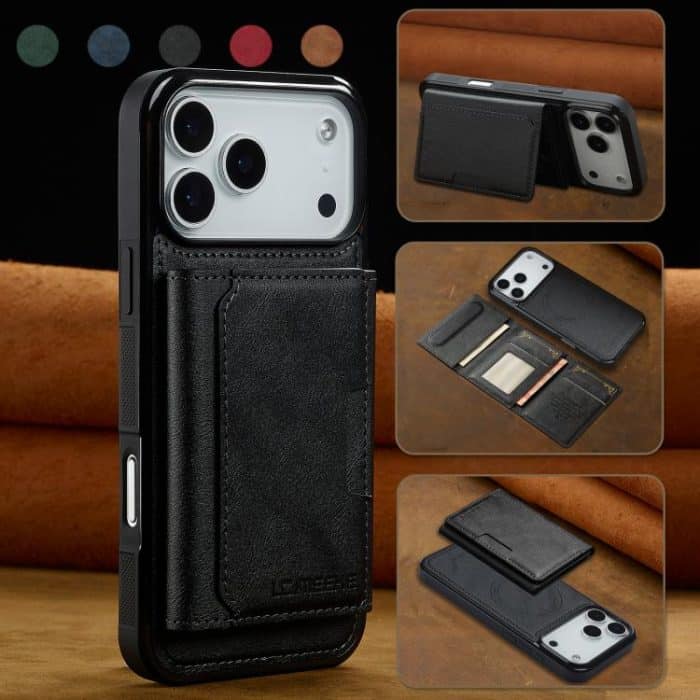 LC.IMEEKE L5-Serie Abnehmbare RFID-Kartentasche Magsafe-Telefonhülle, For iPhone 16 Pro Max, For iPhone 16 Pro, For iPhone 16 Plus, For iPhone 16 – Bild 10