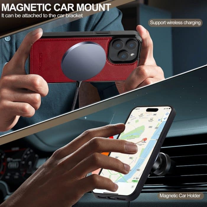 LC.IMEEKE 2-in-1-RFID-Magsafe-Telefonhülle, iPhone 16e, For iPhone 15 Pro Max, For iPhone 15 Pro, For iPhone 15 Plus / 14 Plus – Bild 3