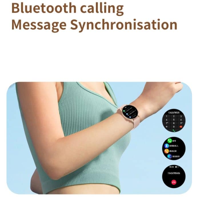 CY19 1,32 Zoll AMOLED-Bildschirm Silikonarmband Smart Watch, Blutsauerstoff/Blutdruck/Herzfrequenz – Bild 7