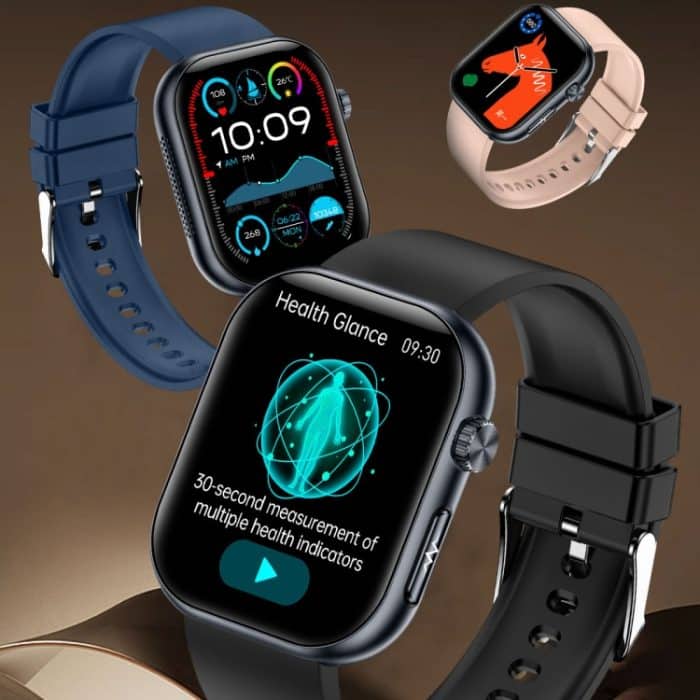 ET587 1,95 Zoll AMOLED-Bildschirm Smart Watch, EKG Elektrokardiogramm/Blutzuckerüberwachung – Bild 2