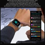 ET587 1,95 Zoll AMOLED-Bildschirm Smart Watch, EKG Elektrokardiogramm/Blutzuckerüberwachung – Bild 6