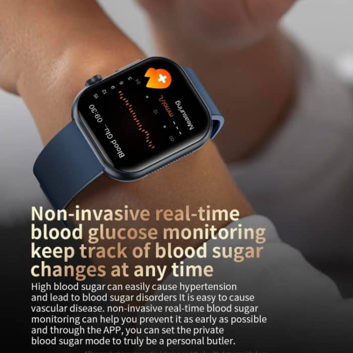 ET587 1,95 Zoll AMOLED-Bildschirm Smart Watch, EKG Elektrokardiogramm/Blutzuckerüberwachung – Bild 8