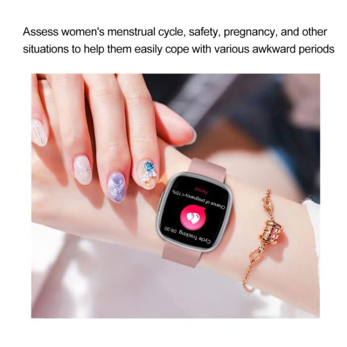 ET593 1,75 Zoll IPS Quadratischer Bildschirm Smart Watch, EKG Elektrokardiogramm / Blutzuckerüberwachung – Bild 5