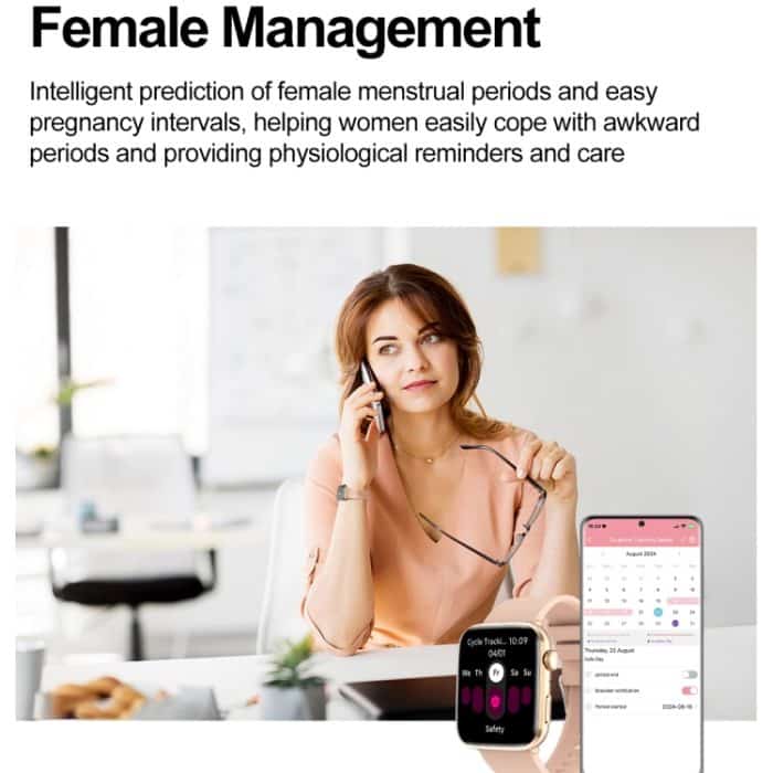 T92 1,81 Zoll IPS Square Screen Smart Watch, Herzfrequenz / Blutsauerstoff / Blutdruck – Bild 7