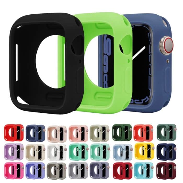 Candy Silikon-Uhrenetui mit halber Abdeckung, For Apple Watch Series 42mm / 44mm – Bild 2