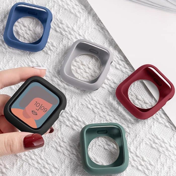 Candy Silikon-Uhrenetui mit halber Abdeckung, For Apple Watch Series 42mm / 44mm – Bild 4