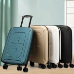 Faltbarer tragbarer Universal-Trolley-Gepäckkoffer mit Zahlenschloss, 20 inch, 24 inch – Bild 2