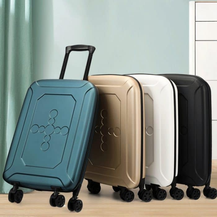 Faltbarer tragbarer Universal-Trolley-Gepäckkoffer mit Zahlenschloss, 20 inch, 24 inch – Bild 2