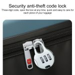 Faltbarer tragbarer Universal-Trolley-Gepäckkoffer mit Zahlenschloss, 20 inch, 24 inch – Bild 4