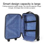 Faltbarer tragbarer Universal-Trolley-Gepäckkoffer mit Zahlenschloss, 20 inch, 24 inch – Bild 7