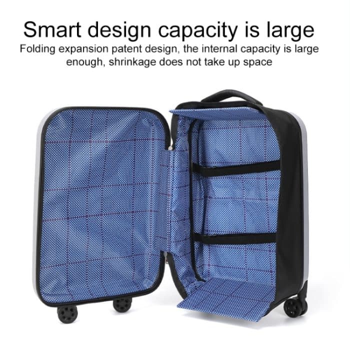 Faltbarer tragbarer Universal-Trolley-Gepäckkoffer mit Zahlenschloss, 20 inch, 24 inch – Bild 7