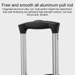 Faltbarer tragbarer Universal-Trolley-Gepäckkoffer mit Zahlenschloss, 20 inch, 24 inch, 28 inch – Bild 5
