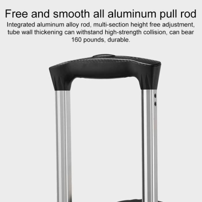 Faltbarer tragbarer Universal-Trolley-Gepäckkoffer mit Zahlenschloss, 20 inch, 24 inch, 28 inch – Bild 5