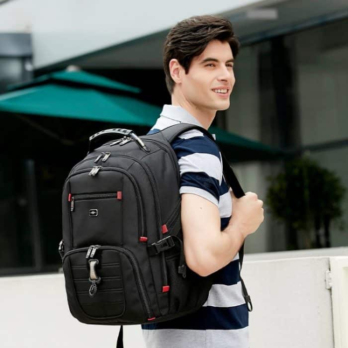 Multifunktionaler Business-Rucksack mit großer Kapazität und wasserdichtem Doppelschultergurt und USB-Schnittstelle, 18 inch, 20 inch, 22 inch – Bild 7
