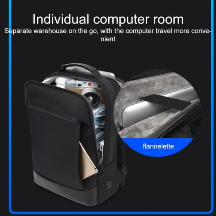 18 Zoll multifunktionaler wasserdichter Doppelschulter-Rucksack mit großer Kapazität und USB-Schnittstelle – Bild 5