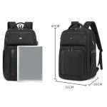 19 Zoll Multifunktionaler wasserdichter Doppelschulter-Rucksack mit großer Kapazität und USB-Schnittstelle – Bild 2