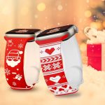 Silikon-Uhrenarmband mit Weihnachtsgravur und Schmetterlingsschnalle, For Apple Watch 46mm / 49mm / 45mm / 44mm, For Apple Watch 42mm / 41mm / 40mm / 38mm – Bild 2