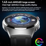 MT200 1,43 Zoll AMOLED IP67 Stahlband Smart Call Watch, unterstützt EKG – Bild 2