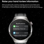 MT200 1,43 Zoll AMOLED IP67 Stahlband Smart Call Watch, unterstützt EKG – Bild 5