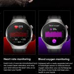 MT200 1,43 Zoll AMOLED IP67 Stahlband Smart Call Watch, unterstützt EKG – Bild 6