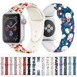 Silikon-Uhrenarmband mit Weihnachtsmuster, For Apple Watch 42mm / 41mm / 40mm / 38mm – Bild 3