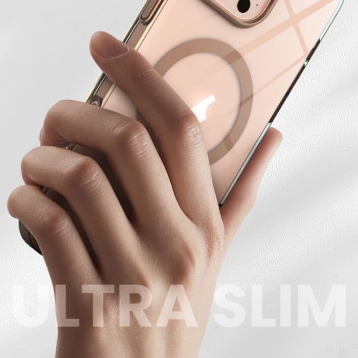 Schlanke, transparente MagSafe PC-Telefonhülle mit Farbkontrast, For iPhone 15 Plus, For iPhone 15, For iPhone 14 Plus – Bild 7