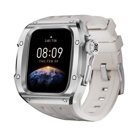 RedPepper Armor Metallgehäuse Integriertes Silikonarmband, For Apple Watch Series 10 46mm