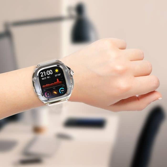 RedPepper Armor Metallgehäuse Integriertes Silikonarmband, For Apple Watch Ultra 1 / 2 49mm – Bild 12