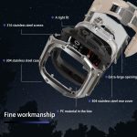 RedPepper Armor Metallgehäuse Integriertes Silikonarmband, For Apple Watch Ultra 1 / 2 49mm – Bild 6