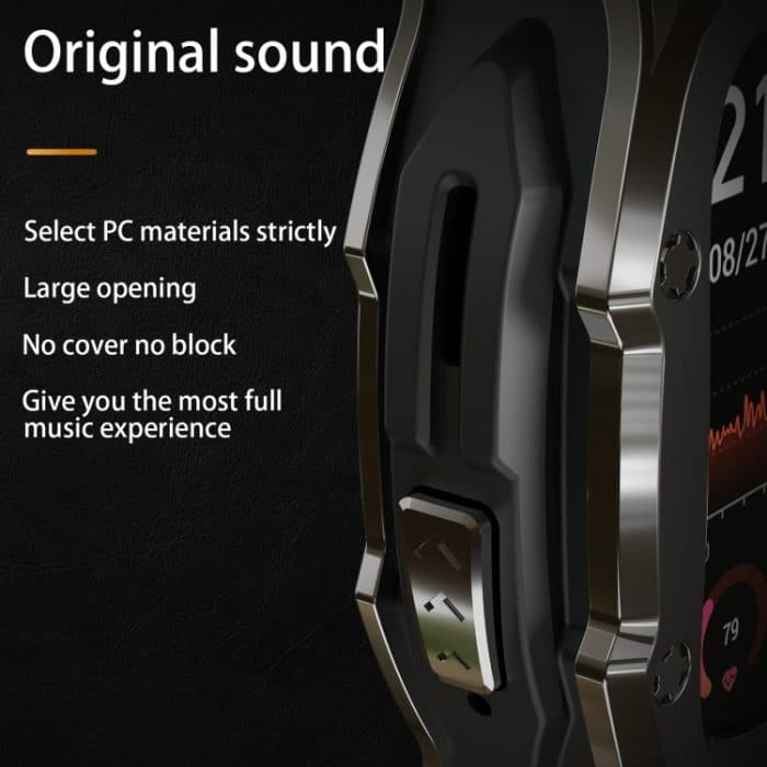 RedPepper Armor Metallgehäuse Integriertes Silikonarmband, For Apple Watch Ultra 1 / 2 49mm – Bild 7